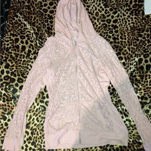 Mesh pink jacket